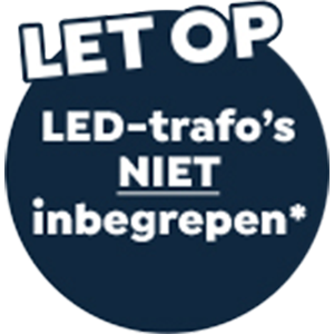 Led meubelspot dimbaar, ondiepe inbouw, IP54, extra warm wit, RVS/nikkel