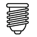 E14 Led lampen icon