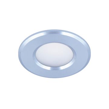 Mini led inbouw spotje dimbaar 3 watt 350 lumen 2700 kelvin extra warm licht | Nikkel