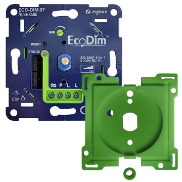 Led dimmer inbouw 0 - 200 watt ECO-DIM.07 Zigbee Niko draaiknop