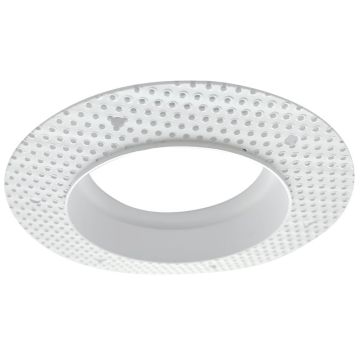 Stucframe trimless spot armatuur wit