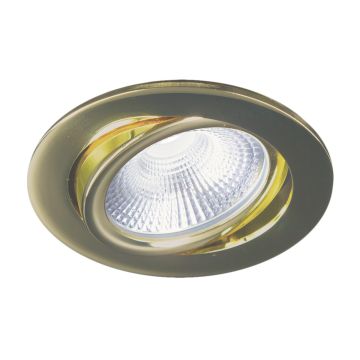 Led inbouwspot dimbaar 5 watt 650 lumen 2700 kelvin extra warm licht | Goud