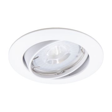 Led inbouwspot GU10 dimbaar 5 watt 350 lumen 2700 kelvin extra warm licht | Mat wit