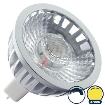 GU5.3 led spot dimbaar 2700K/extra warm wit (MR16) | 12V
