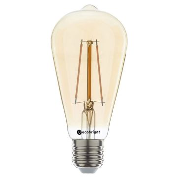 Led lamp E27 dimbaar 3,5 watt 400 lumen 2200 kelvin flame | Filament edison