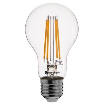 Led lamp E27 dimbaar 7 watt 650 lumen 2700 kelvin extra warm wit| Filament bulb