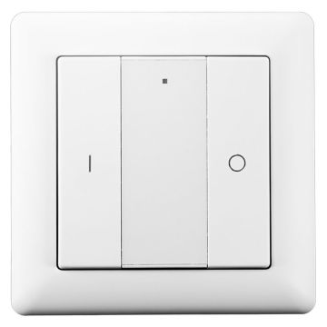 Zigbee wandschakelaar draadloos wit 1 zone