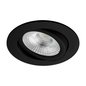 Led inbouwspot dimbaar 5 watt 460 lumen zwart flame
