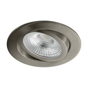 Led inbouwspot dimbaar 5 watt 670 lumen 3000 kelvin nikkel
