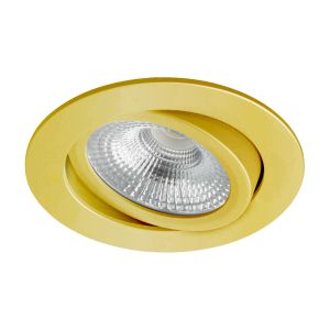 Led inbouwspot dimbaar 5 watt 670 lumen 3000 kelvin goud