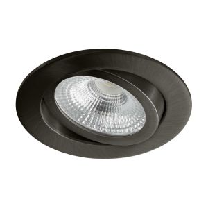 Led inbouwspot dimbaar 5 watt 450 lumen 2000-3000 kelvin gunmetal