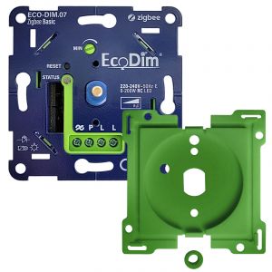 Zigbee led dimmer voor Niko draaiknop | ECO-DIM.07 Zigbee basic + Niko adapterset