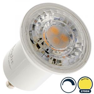 GU10 led spot 35mm (MR11) dimbaar 2700K/warm wit