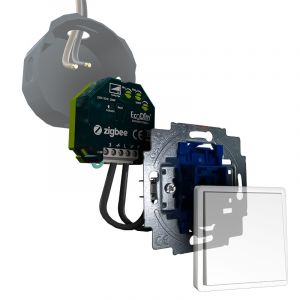 Busch-Jaeger Tastdimmer Zigbee 250W | ECO-DIM.10 Zigbee + Busch-Jaeger pulsdrukker