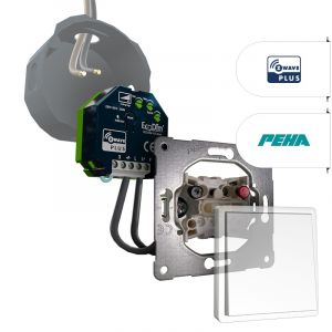 PEHA Tastdimmer Z-Wave 250W | ECO-DIM.10 Z-Wave + PEHA pulsdrukker