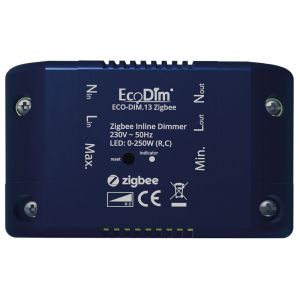 Led inline plafond dimmer 0 - 250 watt ECO-DIM.13 Zigbee - Touchlink