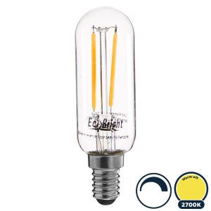 Led filament E14 buislamp warm wit 2,5W dimbaar (T25)