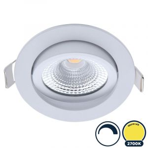 Dimbare led inbouwspot wit 2700K/warm wit, kleine inbouwdiepte, IP54