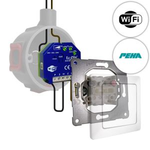 PEHA Tastdimmer WiFi 200W | ECO-DIM.10 + PEHA pulsdrukker
