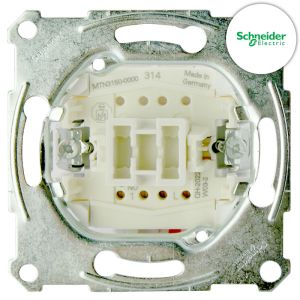 Schneider Merten pulsdrukker 1P maakcontact (MTN3150-0000)