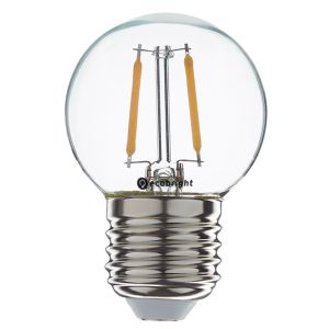Led lamp E27 niet dimbaar 1 watt 2700 kelvin filament kogel