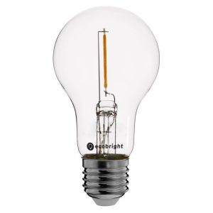 Led lamp E27 niet dimbaar 1 watt 2700 kelvin filament bulb