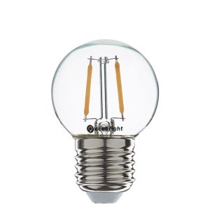 Led lamp E27 niet dimbaar 1 watt 2700 kelvin filament kogel