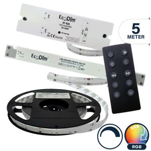 Led strip 5 meter RGB, COB | Complete set