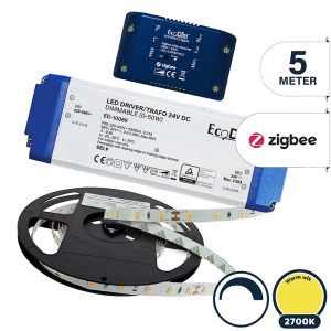 Led strip 5 meter warm wit Zigbee, SMD | Complete set