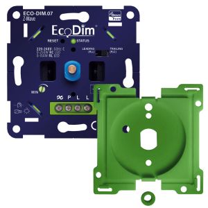 Led dimmer inbouw 0 - 250 watt ECO-DIM.07 Z-Wave Niko draaiknop