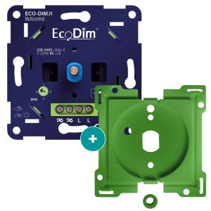 Led dimmer inbouw 0 - 250 watt ECO-DIM.11 voor Niko draaiknop