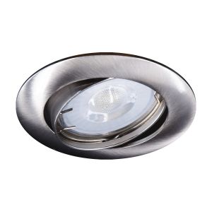 Led inbouwspot GU10 dimbaar 5 watt 350 lumen 4000 kelvin helder wit licht | Nikkel