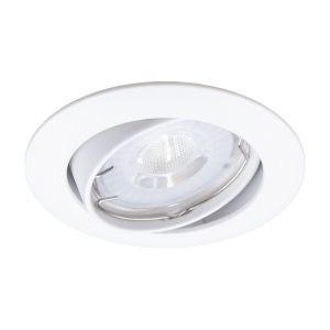 Led inbouwspot GU10 dimbaar 5 watt 350 lumen 2700 kelvin extra warm licht | Mat wit
