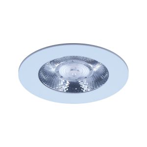 Led meubelspot dimbaar, ondiepe inbouw, IP54, extra warm wit, wit
