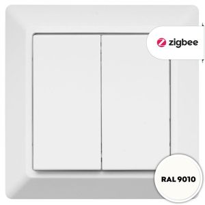 Wandschakelaar Zigbee | draadloos | wit