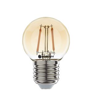 Led lamp E27 niet dimbaar 1 watt 2200 kelvin filament kogel