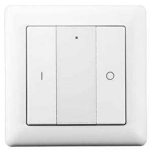 Zigbee wandschakelaar draadloos wit 1 zone