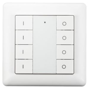 Zigbee wandschakelaar draadloos wit 4 zones
