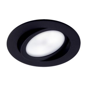 Led inbouwspot zwart 9 watt 610 lumen 2200 - 6500 kelvin | Zigbee